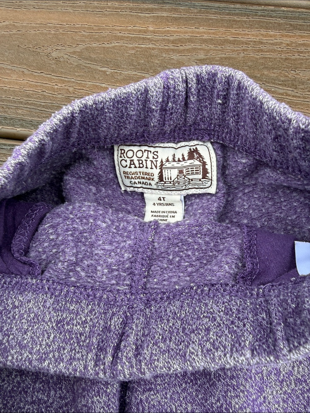 Roots Purple Kids Sweatpants - Picture 2 of 4